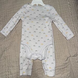 Cloud Island Rainbow Ribbed 2pc Set